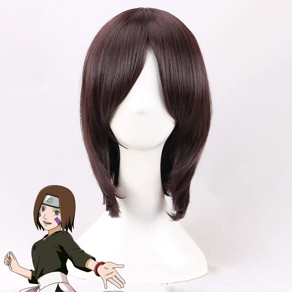 Rin Nohara From Naruto Halloween Brown Cosplay Wig 3 Rin Nohara From Naruto Halloween Brown Cosplay Wig