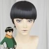 Rock Lee From Naruto Halloween Black Cosplay Wig 1 Rock Lee From Naruto Halloween Black Cosplay Wig -Cosplay Shop RockLeefromNarutoHalloweenBlackCosplayWig