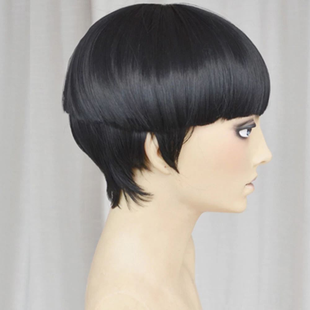 Rock Lee From Naruto Halloween Black Cosplay Wig 5 Rock Lee From Naruto Halloween Black Cosplay Wig - Image 3