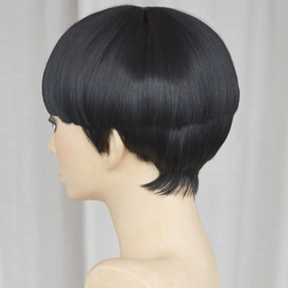 Rock Lee From Naruto Halloween Black Cosplay Wig 6 Rock Lee From Naruto Halloween Black Cosplay Wig - Image 4