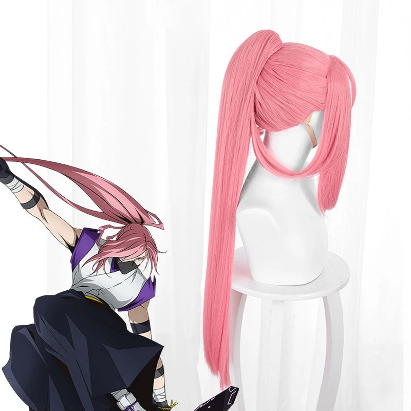 SK8 The Infinity SK∞ Cherry Blossom Kaoru Sakurayashiki Pink Cosplay Wig 7 SK8 The Infinity SK∞ Cherry Blossom Kaoru Sakurayashiki Pink Cosplay Wig - Image 5