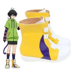 SK8 The Infinity SK∞ Miya Chinen Golden Shoes Cosplay Boots -Cosplay Shop SK8theInfinitySK MiyaGoldenShoesCosplayBoots 3