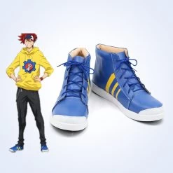 SK8 The Infinity SK∞ Kyan Reki Blue Cosplay Shoes