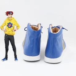 SK8 The Infinity SK∞ Kyan Reki Blue Cosplay Shoes -Cosplay Shop SK8theInfinitySK RekiBlueCosplayShoes 4