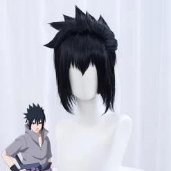 Sasuke Uchiha From Naruto Halloween Black Cosplay Wig