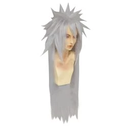 Shippuuden Jiraiya From Naruto Halloween Silver Grey Cosplay Wig 9 Shippuuden Jiraiya From Naruto Halloween Silver Grey Cosplay Wig -Cosplay Shop ShippuudenJiraiyafromNarutoHalloweenSilverGreyCosplayWig 3