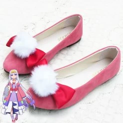 Sleepy Princess In The Demon Castle Princess Syalis Pink Cosplay Shoes