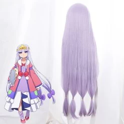 Sleepy Princess In The Demon Castle Princess Syalis Halloween Purple Cosplay Wig -Cosplay Shop SleepyPrincessintheDemonCastlePrincessSyalisHalloweenPurpleCosplayWig 5