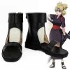Temari From Naruto Halloween Black Cosplay Shoes -Cosplay Shop TemarifromNarutoHalloweenBlackCosplayShoes
