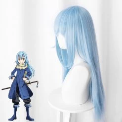 That Time I Got Reincarnated As A Slime Tensei Shitara Suraimu Datta Ken Rimuru Tempest Blue Cosplay Wig -Cosplay Shop ThatTimeIGotReincarnatedasaSlimeTenseiShitaraSuraimuDattaKenRimuruTempestBlueCosplayWig 3