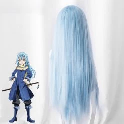 That Time I Got Reincarnated As A Slime Tensei Shitara Suraimu Datta Ken Rimuru Tempest Blue Cosplay Wig -Cosplay Shop ThatTimeIGotReincarnatedasaSlimeTenseiShitaraSuraimuDattaKenRimuruTempestBlueCosplayWig 4