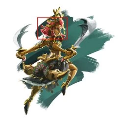 The Legend Of Zelda: Tears Of The Kingdom Riju Red Cosplay Wig