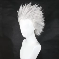 Tobirama Senju From Naruto Halloween Silver White Cosplay Wig -Cosplay Shop TobiramaSenjufromNarutoHalloweenSilverWhiteCosplayWig 2
