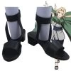 Tsunade From Naruto Halloween Black Cosplay Shoes -Cosplay Shop TsunadefromNarutoHalloweenBlackCosplayShoes