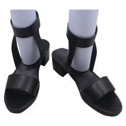 Tsunade From Naruto Halloween Black Cosplay Shoes -Cosplay Shop TsunadefromNarutoHalloweenBlackCosplayShoes 3