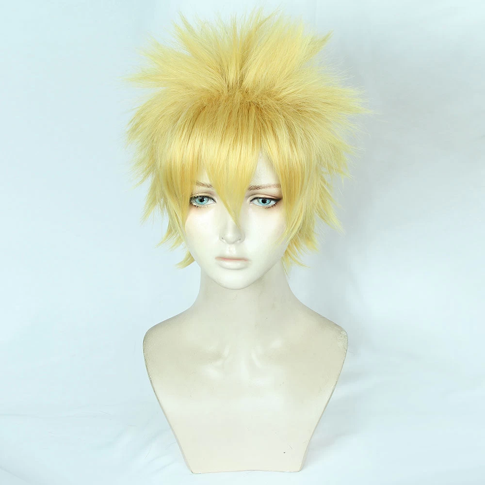 Uzumaki Naruto From Naruto Halloween Golden Cosplay Wig 4 Uzumaki Naruto From Naruto Halloween Golden Cosplay Wig - Image 2