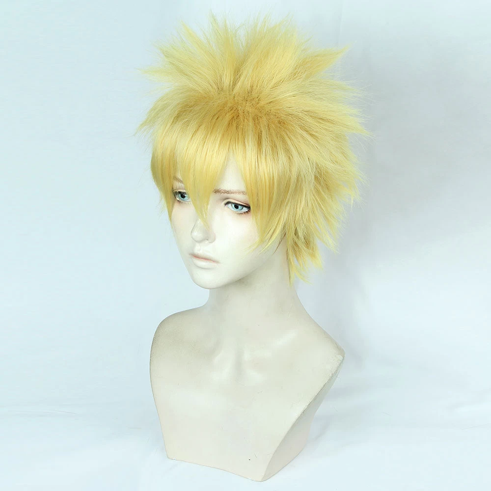 Uzumaki Naruto From Naruto Halloween Golden Cosplay Wig 5 Uzumaki Naruto From Naruto Halloween Golden Cosplay Wig - Image 3