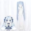 Vocaloid 2021 Snow Miku Hatsune Miku Halloween Blue Cosplay Wig 1 Vocaloid 2021 Snow Miku Hatsune Miku Halloween Blue Cosplay Wig -Cosplay Shop Vocaloid2021SnowMikuHatsuneMikuHalloweenBlueCosplayWig