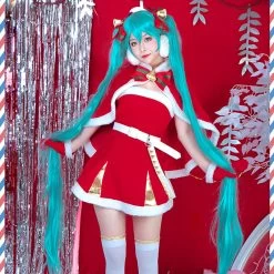 Vocaloid Hatsune Miku Christmas Cosplay Costume