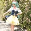 Vocaloid Hatsune Miku Snow White Halloween Cosplay Costume