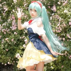 Vocaloid Hatsune Miku Snow White Halloween Cosplay Costume -Cosplay Shop VocaloidHatsuneMikuSnowWhiteHalloweenCosplayCostume 3