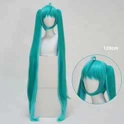 Vocaloid Hatsune Miku Symphony Blue Green Cosplay Wig