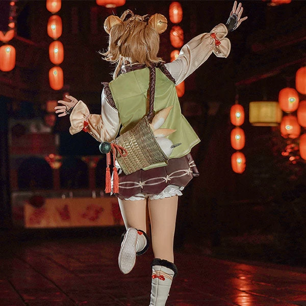 Yaoyao From Genshin Impact Halloween Cosplay Costume 11 Yaoyao From Genshin Impact Halloween Cosplay Costume - Image 9