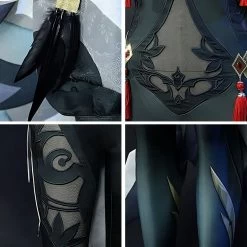 Genshin Impact Shenhe Cloud Retainer Transparent Version Cosplay Costume -Cosplay Shop b