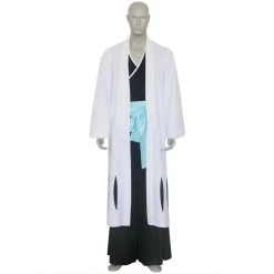 Bleach 8th Division Captain Kyouraku Shunsui Black Cosplay Costume -Cosplay Shop bleach 8th division captain kyouraku shunsui black cosplay costume 4