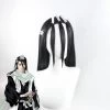 BLEACH Byakuya Kuchiki Black Cosplay Wig 2 BLEACH Byakuya Kuchiki Black Cosplay Wig -Cosplay Shop bleach byakuya kuchiki black cosplay wig 1