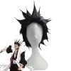 Bleach Kenpachi Zaraki Black Cosplay Wig