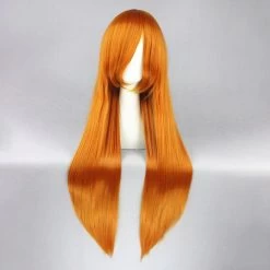 BLEACH Orihime Inoue Orange Cosplay Wig 8 BLEACH Orihime Inoue Orange Cosplay Wig -Cosplay Shop bleach orihime inoue orange cosplay wig 3