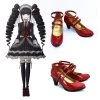 Danganronpa Dangan Ronpa Celestia Ludenberg Red Cosplay Shoes -Cosplay Shop danganronpa dangan ronpa celestia ludenberg red cosplay shoes