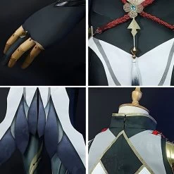 Genshin Impact Shenhe Cloud Retainer Transparent Version Cosplay Costume -Cosplay Shop e