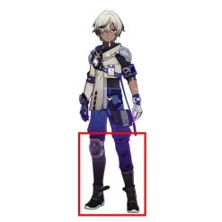 Honkai: Star Rail Arlan Black Cosplay Shoes