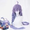 Honkai: Star Rail Bailu Purple Cosplay Wig