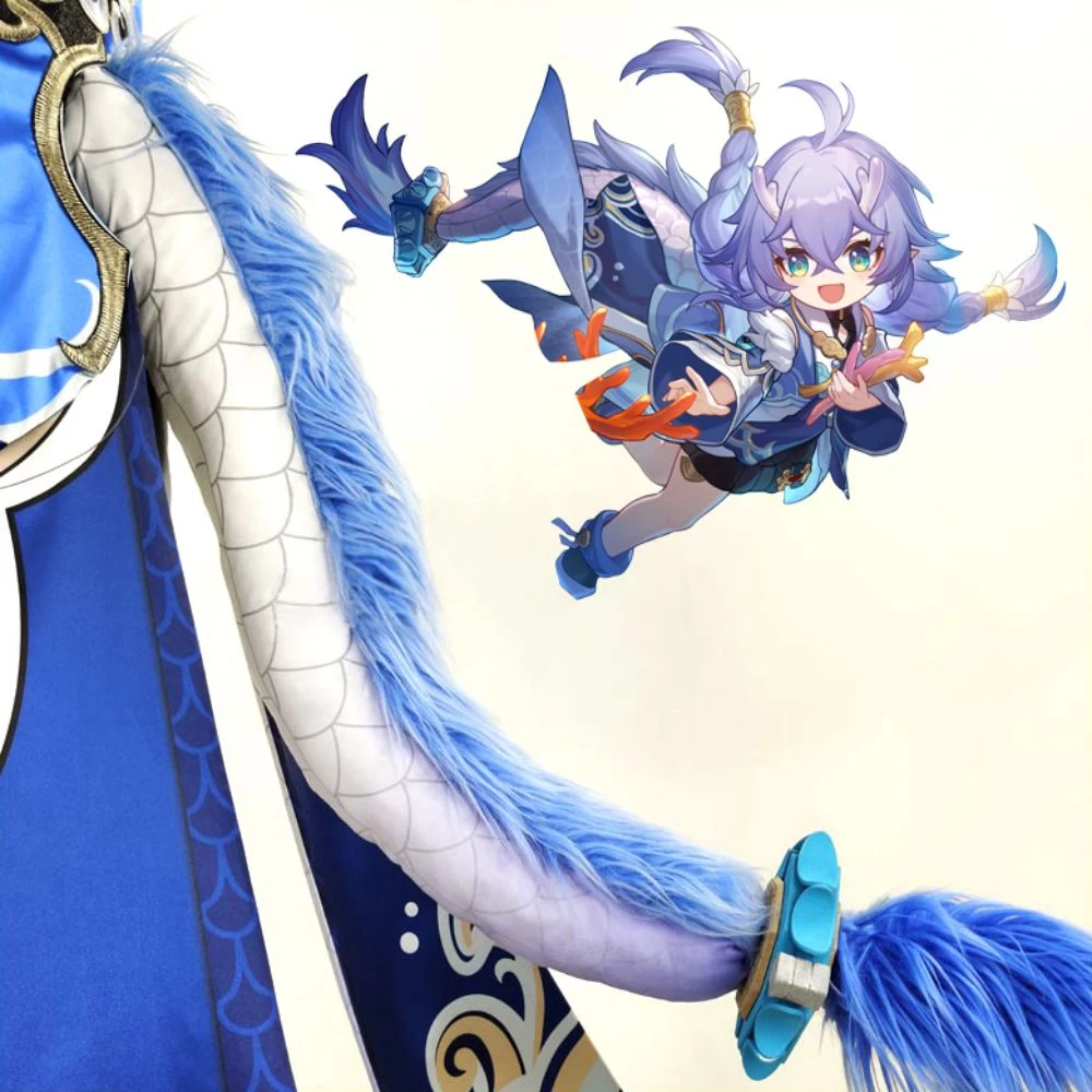Honkai: Star Rail Bailu Tail Cosplay Accessory Prop 2 Honkai: Star Rail Bailu Tail Cosplay Accessory Prop