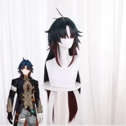 Honkai: Star Rail Blade Black Red Cosplay Wig