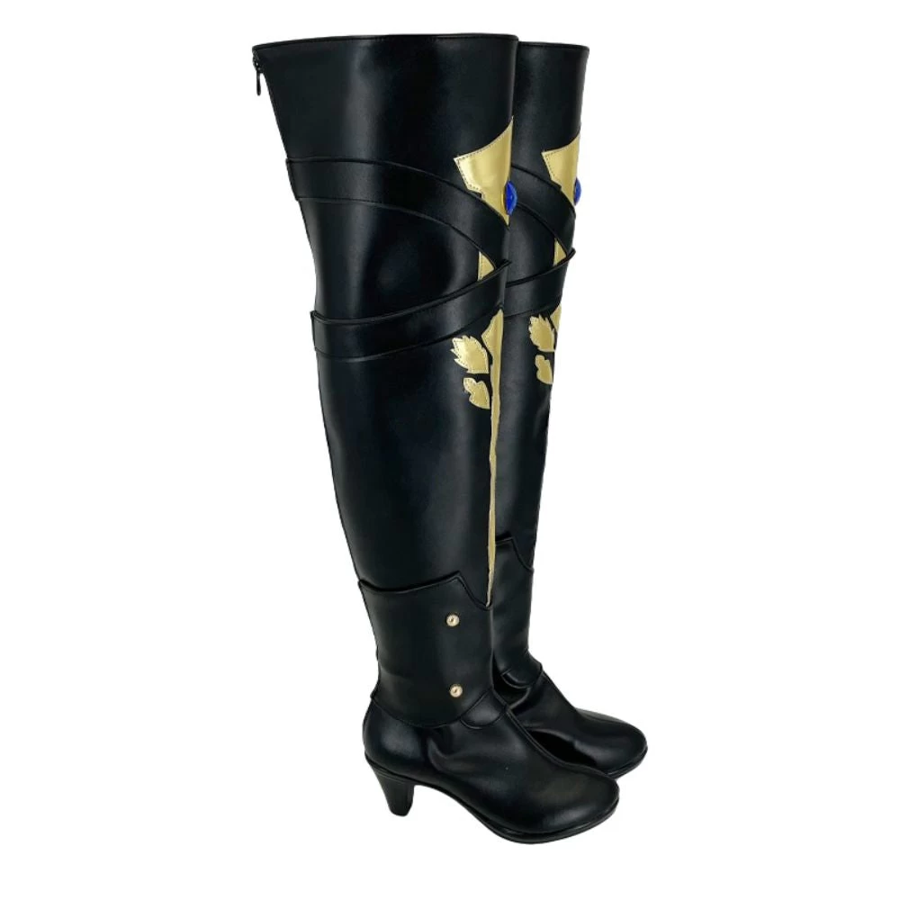 Honkai: Star Rail Bronya Black Cosplay Boots 4 Honkai: Star Rail Bronya Black Cosplay Boots - Image 2