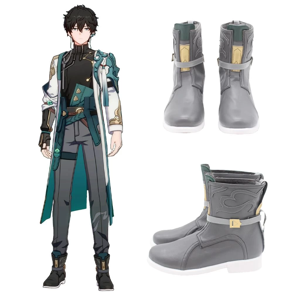 Honkai: Star Rail Dan Heng Black Cosplay Shoes 3 Honkai: Star Rail Dan Heng Black Cosplay Shoes