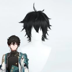 Honkai: Star Rail Dan Heng Black Cosplay Wig