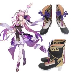 Honkai: Star Rail Fu Xuan Black Cosplay Shoes