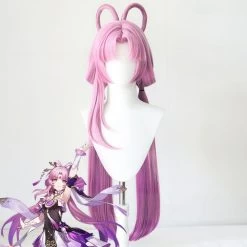 Honkai: Star Rail Fu Xuan Pink Cosplay Wig