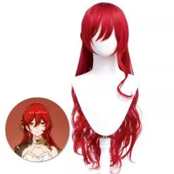 Honkai: Star Rail Himeko Red Cosplay Wig