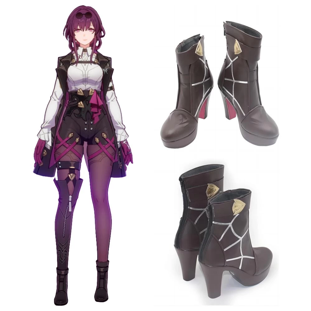 Honkai: Star Rail Kafka Brown Cosplay Shoes 3 Honkai: Star Rail Kafka Brown Cosplay Shoes
