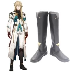 Honkai: Star Rail Luocha Black Cosplay Boots