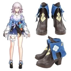 Honkai: Star Rail March 7th Brown Cosplay Shoes