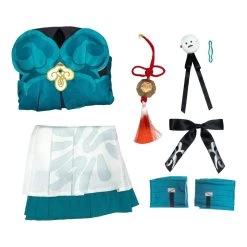 Honkai: Star Rail Qingque Cosplay Costume -Cosplay Shop honkai star rail qingque cosplay costume 1