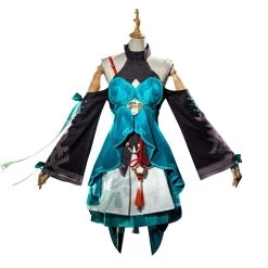 Honkai: Star Rail Qingque Cosplay Costume -Cosplay Shop honkai star rail qingque cosplay costume 2