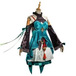 Honkai: Star Rail Qingque Cosplay Costume -Cosplay Shop honkai star rail qingque cosplay costume 3